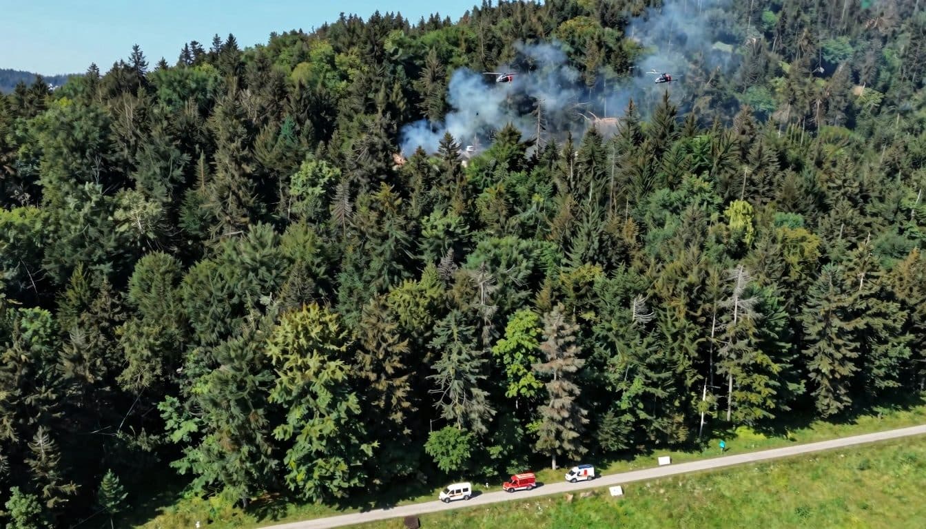 Un petit avion s'écrase dans une forêt de Basse-Autriche, faisant deux morts et deux blessés graves