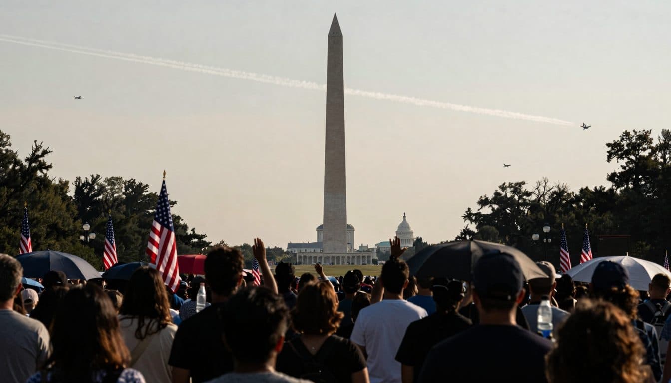 Trump profite des 250e anniversaire des États-Unis pour un meeting politique à Washington
