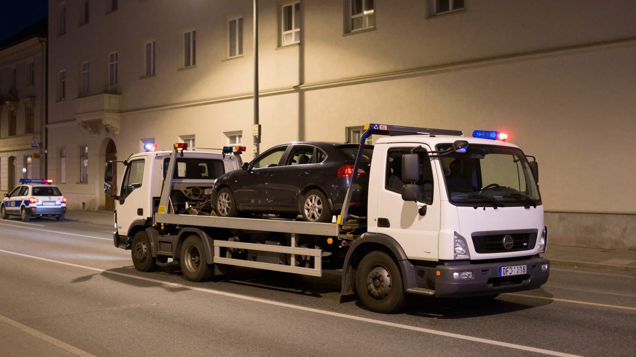 La police de Graz intercepte deux chauffards et fait remorquer leurs véhicules