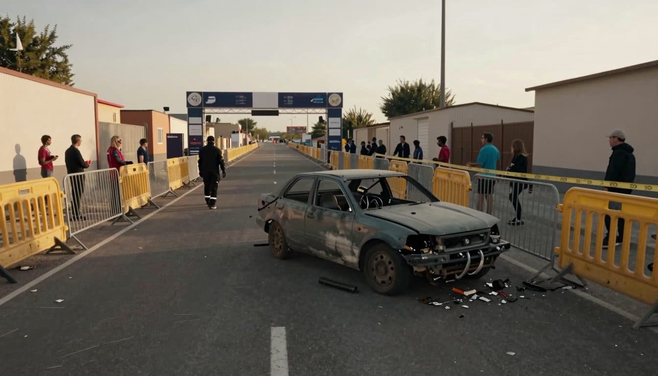 Huit blessés lors d'un crash d'un véhicule de presse peu avant l'arrivée de l'étape à Ussel
