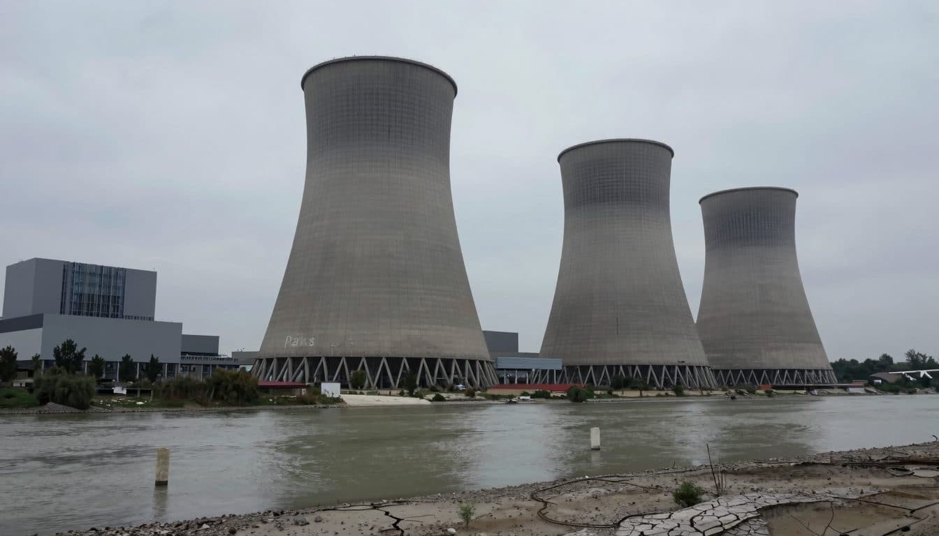 Des ingénieurs hongrois maintiennent la centrale nucléaire de Paks en service malgré la baisse du niveau du Danube