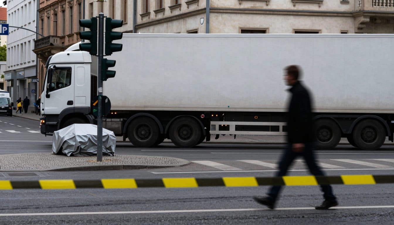 Un homme de 85 ans meurt dans une collision avec un camion à Berlin-Westend