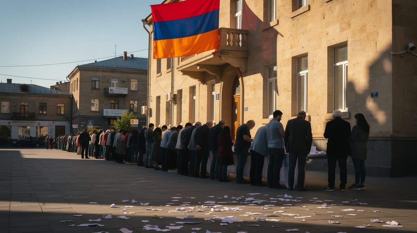 Élections législatives en Arménie : le camp Pashinyan en tête selon les résultats partiels, fortes tensions avec la Russie
