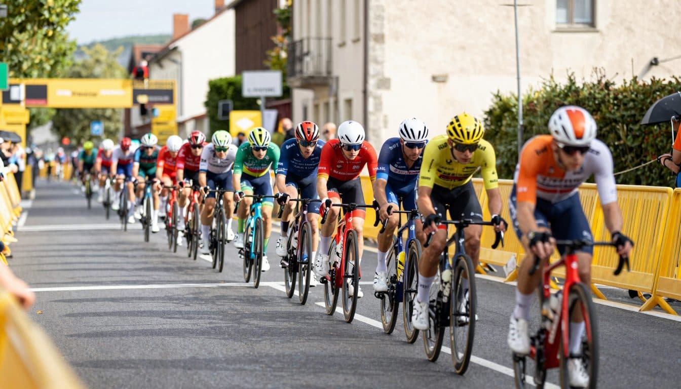 Olav Kooij remporte la cinquième étape du Tour au sprint massif de Lannemezan à Pau