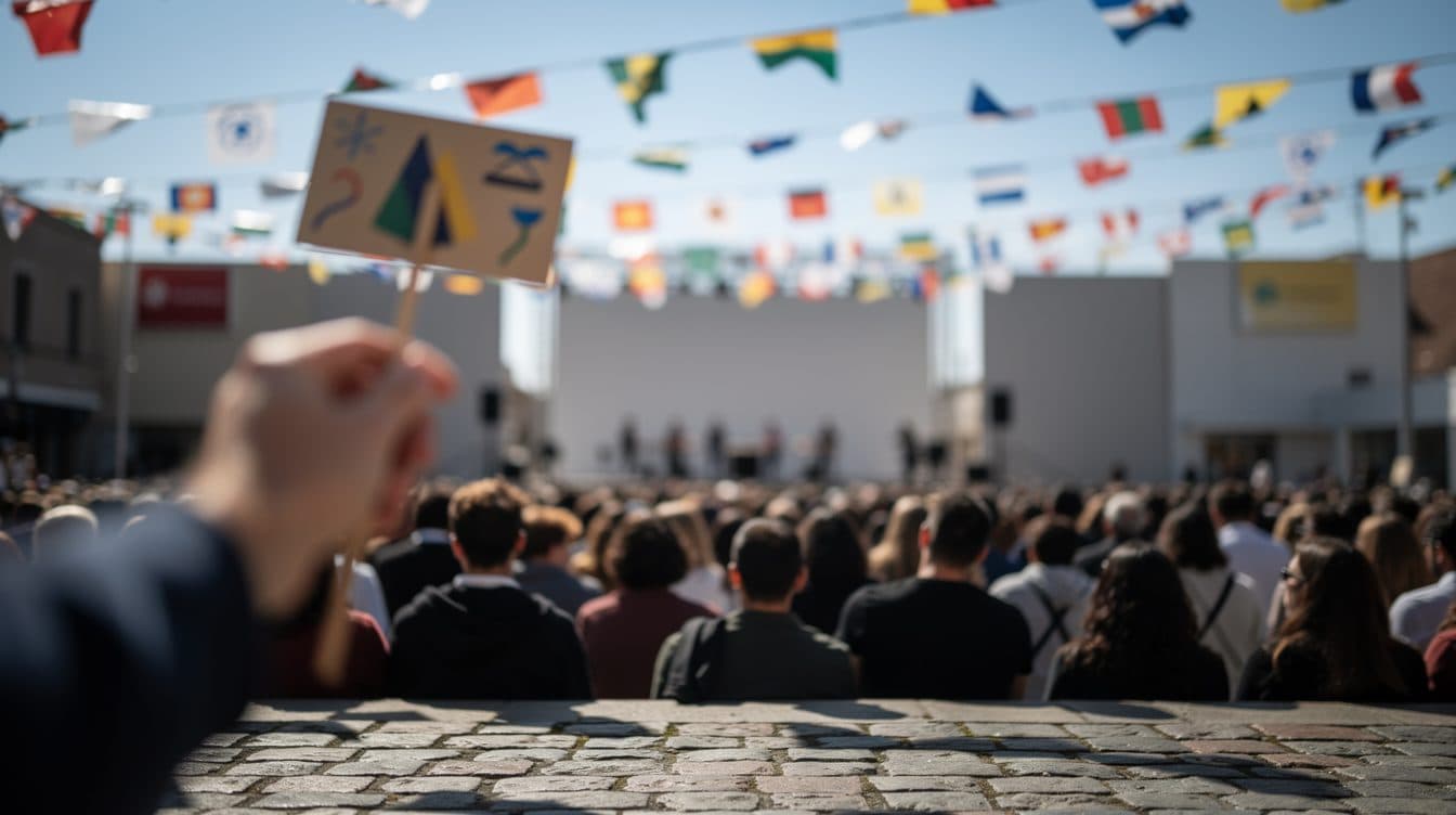 Un an après l'attaque, Bad Freienwalde célèbre la démocratie avec un festival haut en couleur