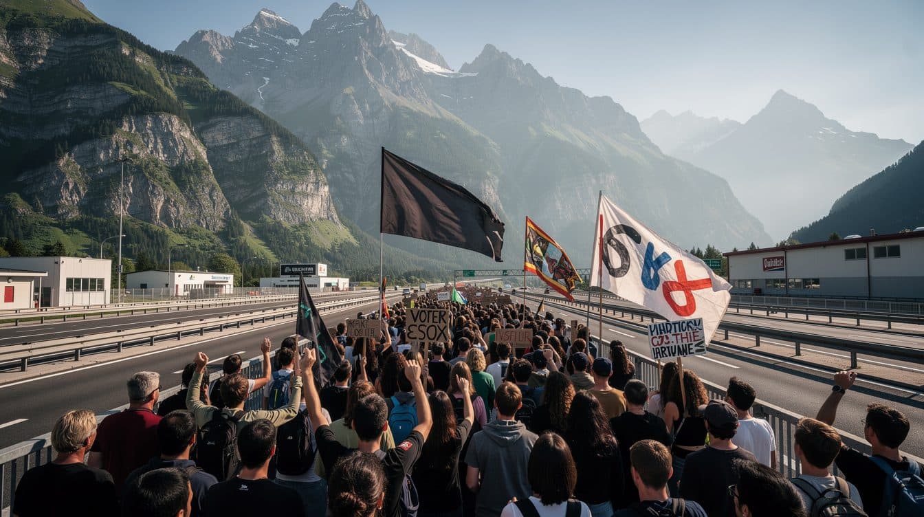 Manifestation sur le Brenner : une journée de blocage sans le chaos redouté