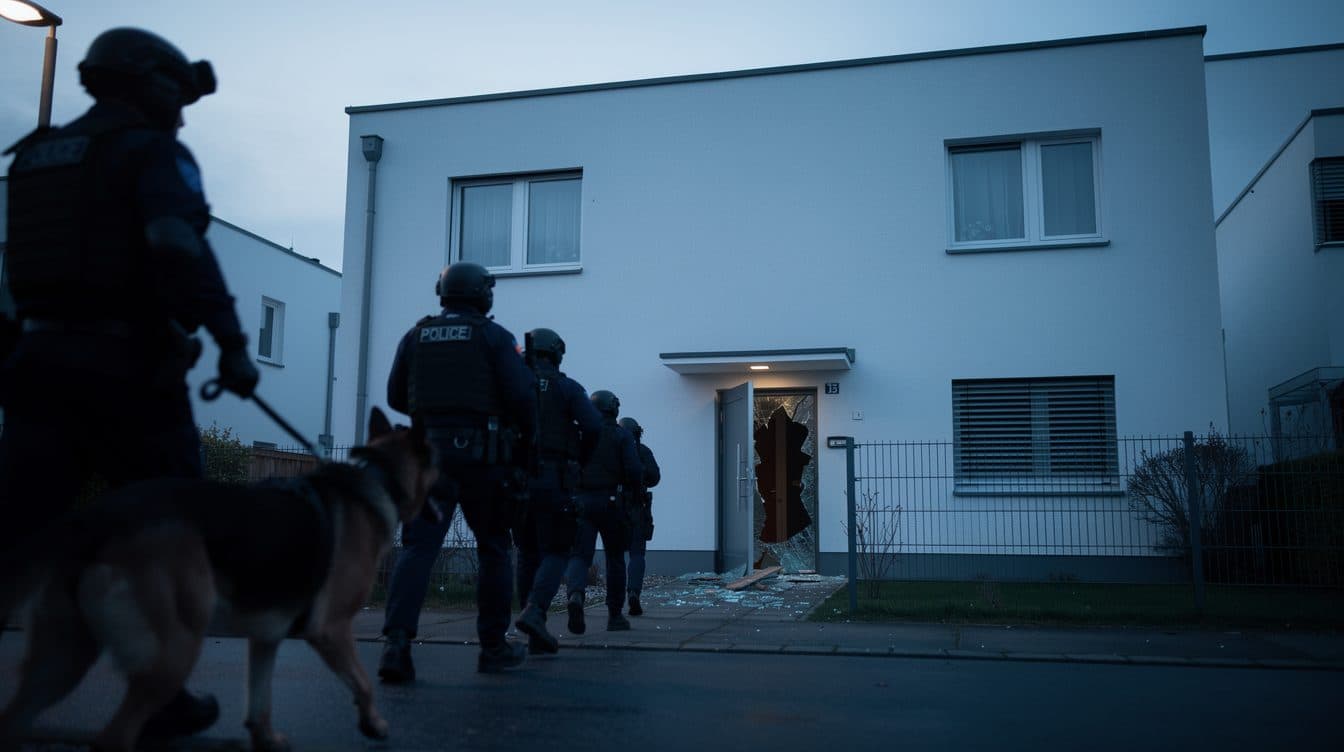 Vaste opération policière contre le milieu des motards à Gelsenkirchen