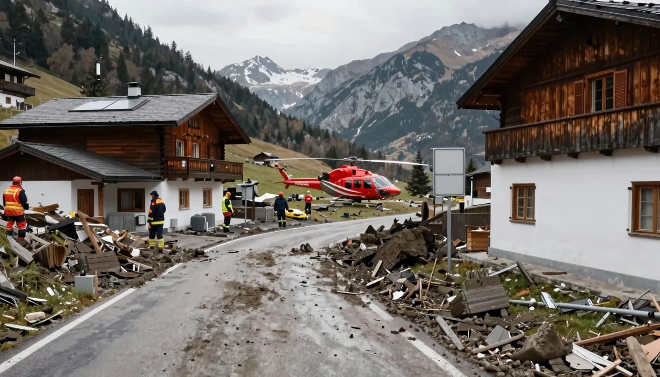 Intempéries au Tyrol : environ 200 excursionnistes évacués par hélicoptère du Kaunertal