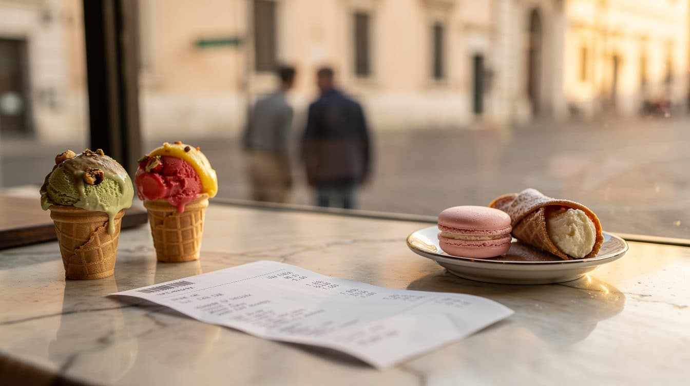 Une touriste américaine se plaint d'une facture de 44 euros pour deux glaces à Rome