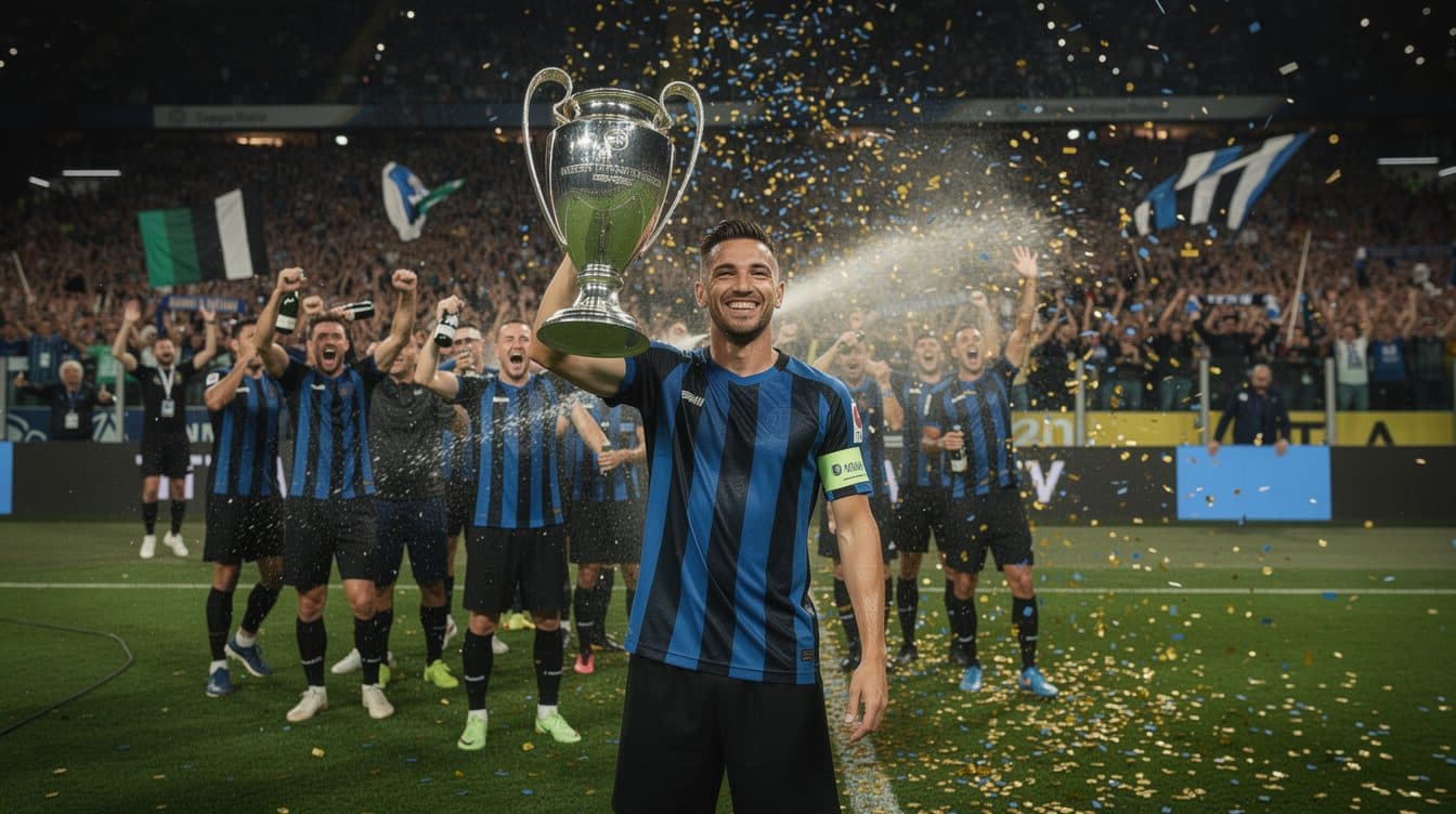 Inter Milan célèbre son premier doublé depuis 16 ans