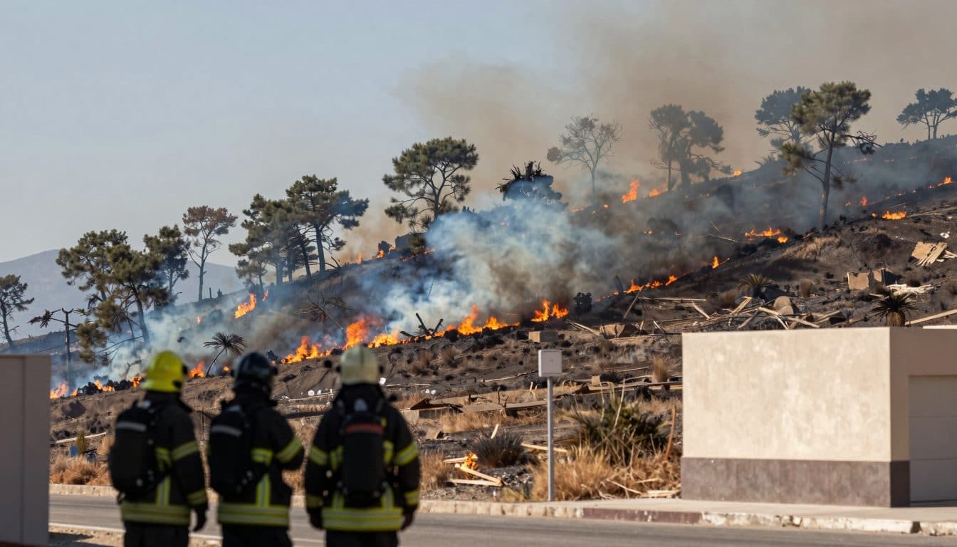 Des dizaines d'incendies de forêt en Grèce – les pompiers luttent principalement sur l'île de Salamine