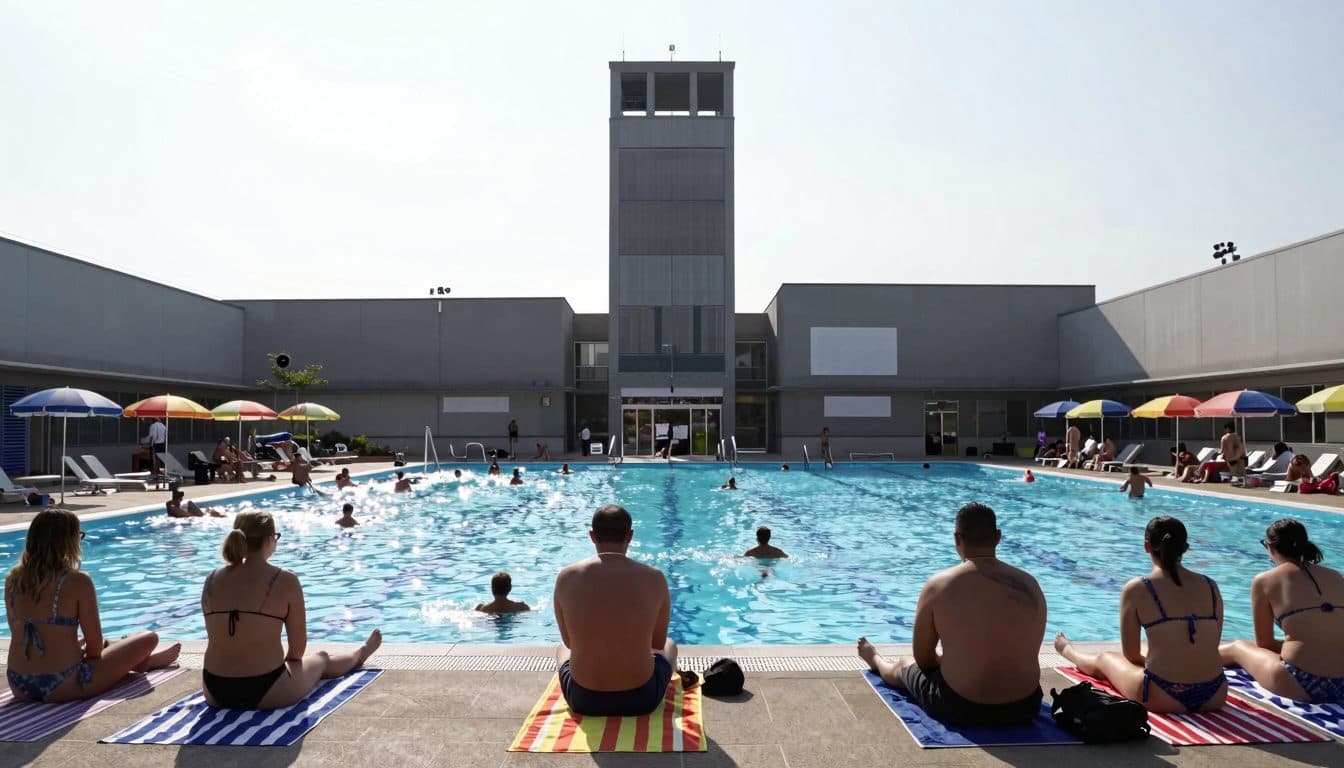 Affluence record dans les piscines de Vienne : 163 000 visiteurs lors du week-end de canicule