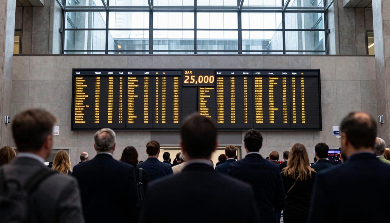 Le DAX oscille autour des 25.000 points – KNDS repousse son introduction en bourse et les investisseurs attendent le rapport sur l'emploi américain