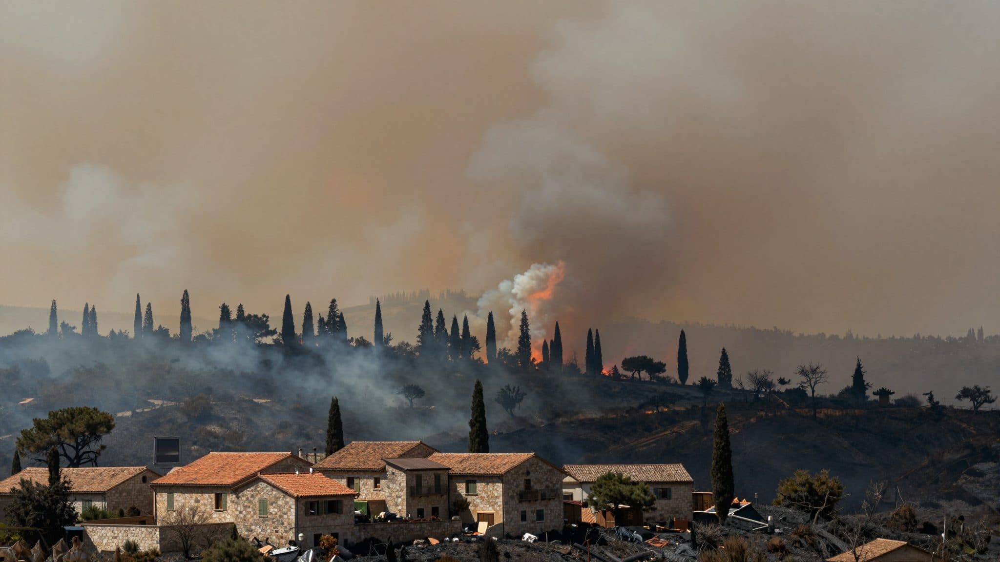 Les Clooney doivent évacuer leur propriété dans le sud de la France à cause d'un incendie de forêt