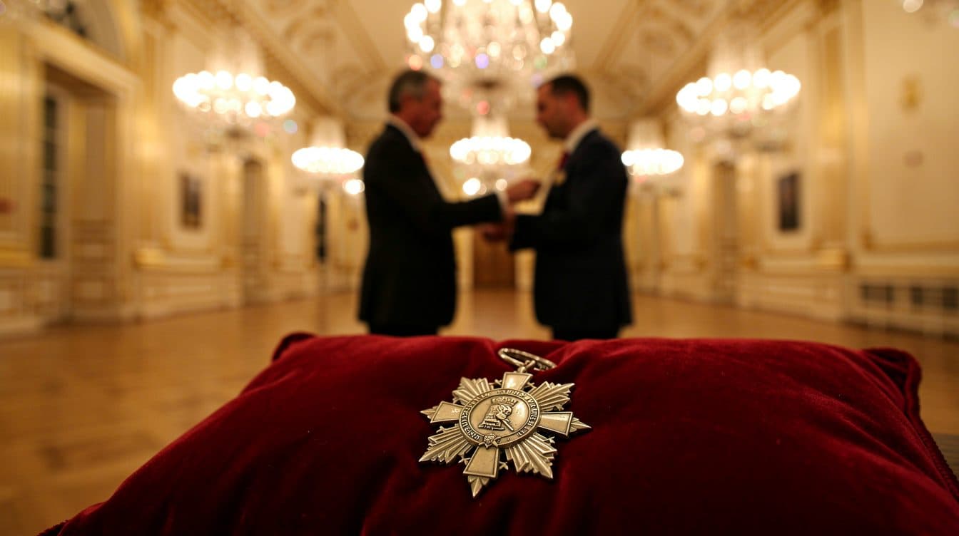 Günther Jauch décoré à Potsdam de l'Ordre du Mérite du Land de Brandebourg