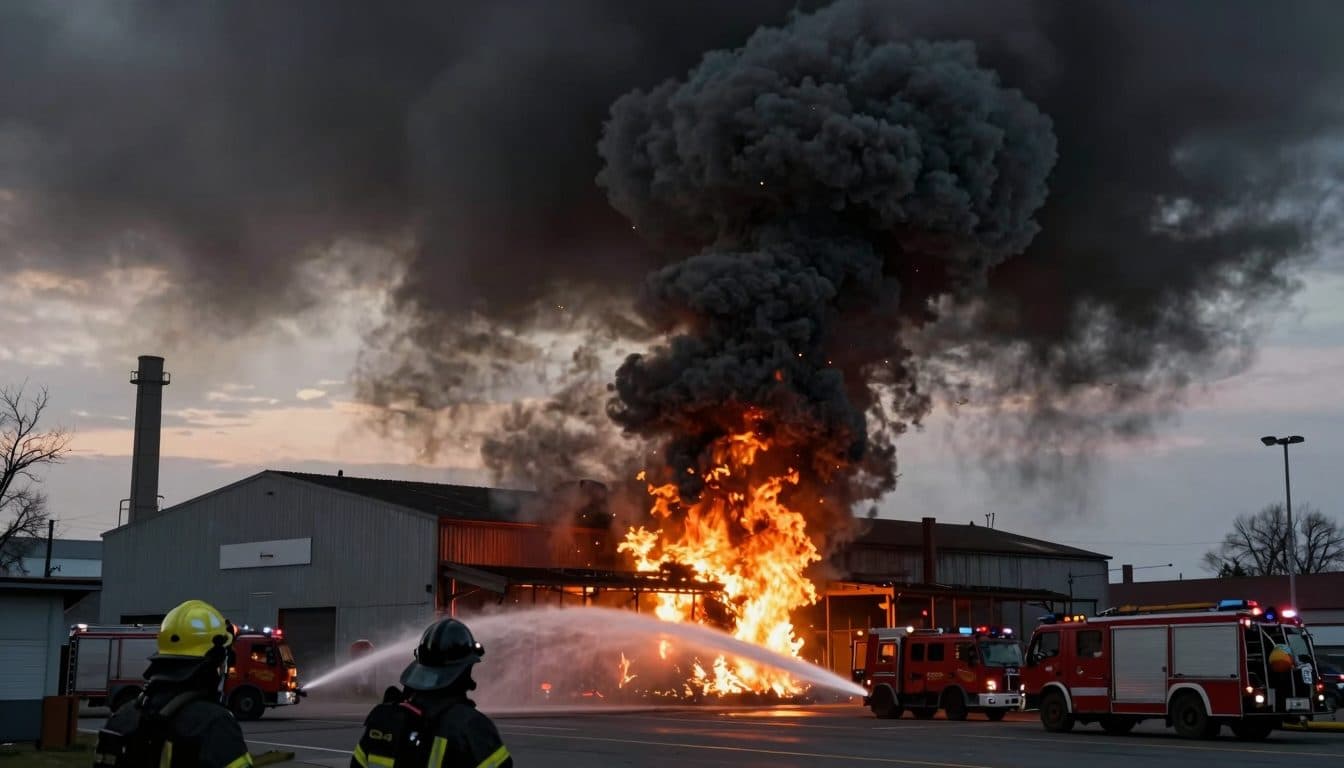 Incendie majeur d'un entrepôt à Vienne-Donaustadt : la Südosttangente et la U2 temporairement fermées