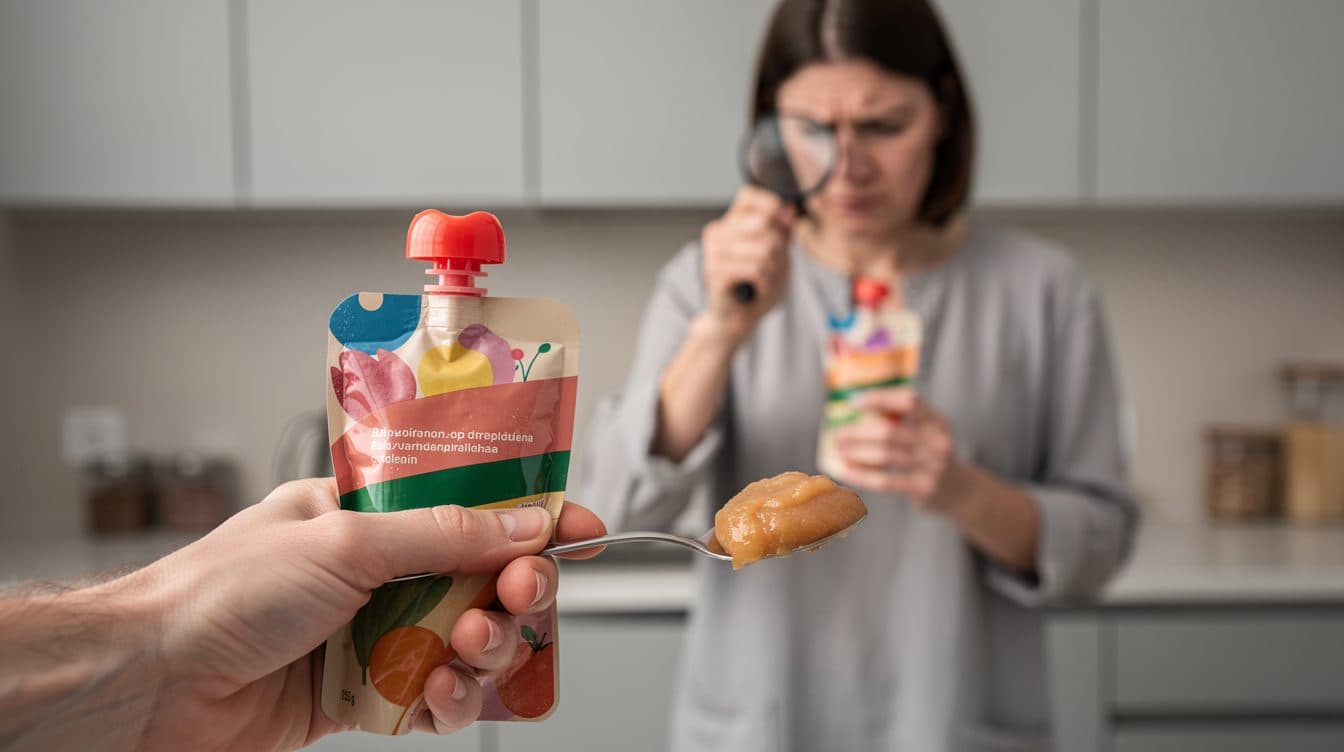 Des microplastiques trouvés dans les aliments pour bébés en sachets