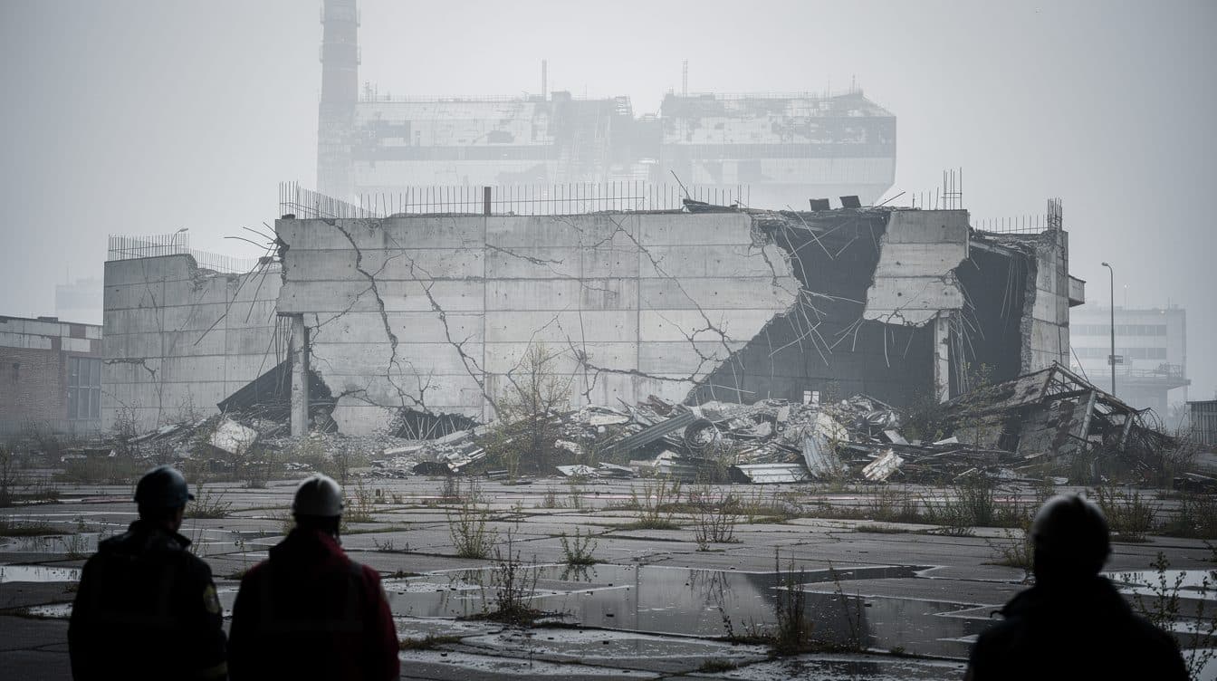 Un drone frappe un entrepôt de combustible nucléaire usé dans la zone d'exclusion de Tchernobyl