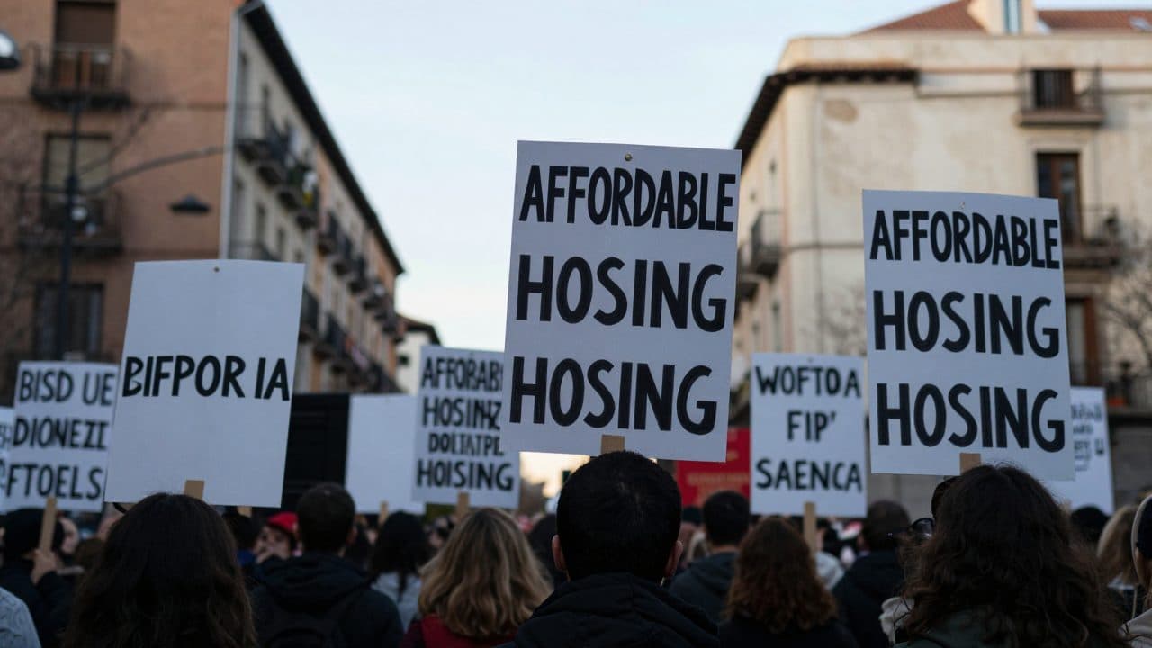 Manifestations contre la crise du logement en Espagne – Sánchez envisage des élections anticipées