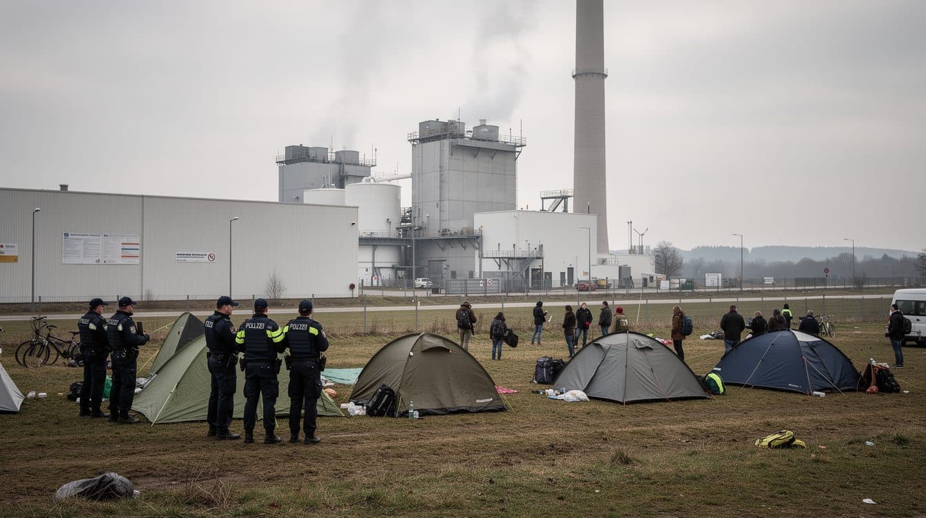 Manifestation pour le climat à Werne : le départ ne pourra pas se faire devant le portail de la centrale à gaz