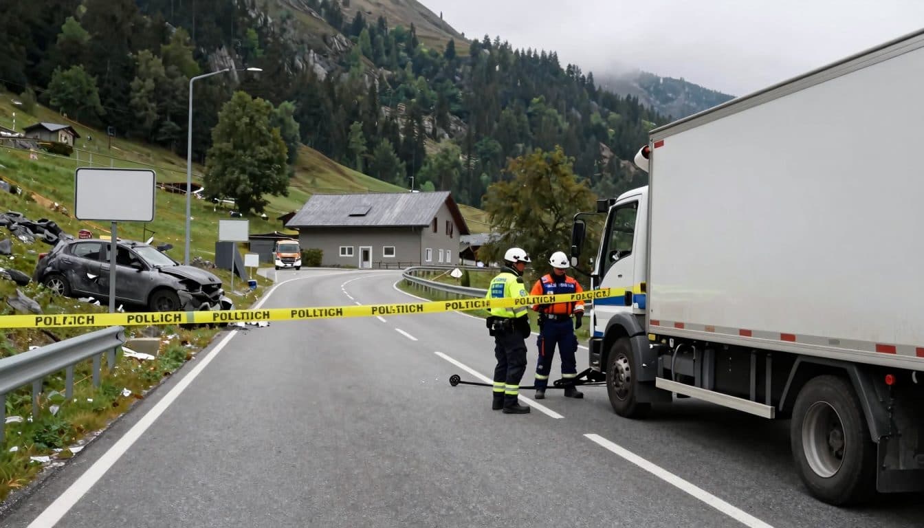 Accident de la route mortel sur la B20 à Gollrad : le conducteur d'une voiture décède après un tonneau