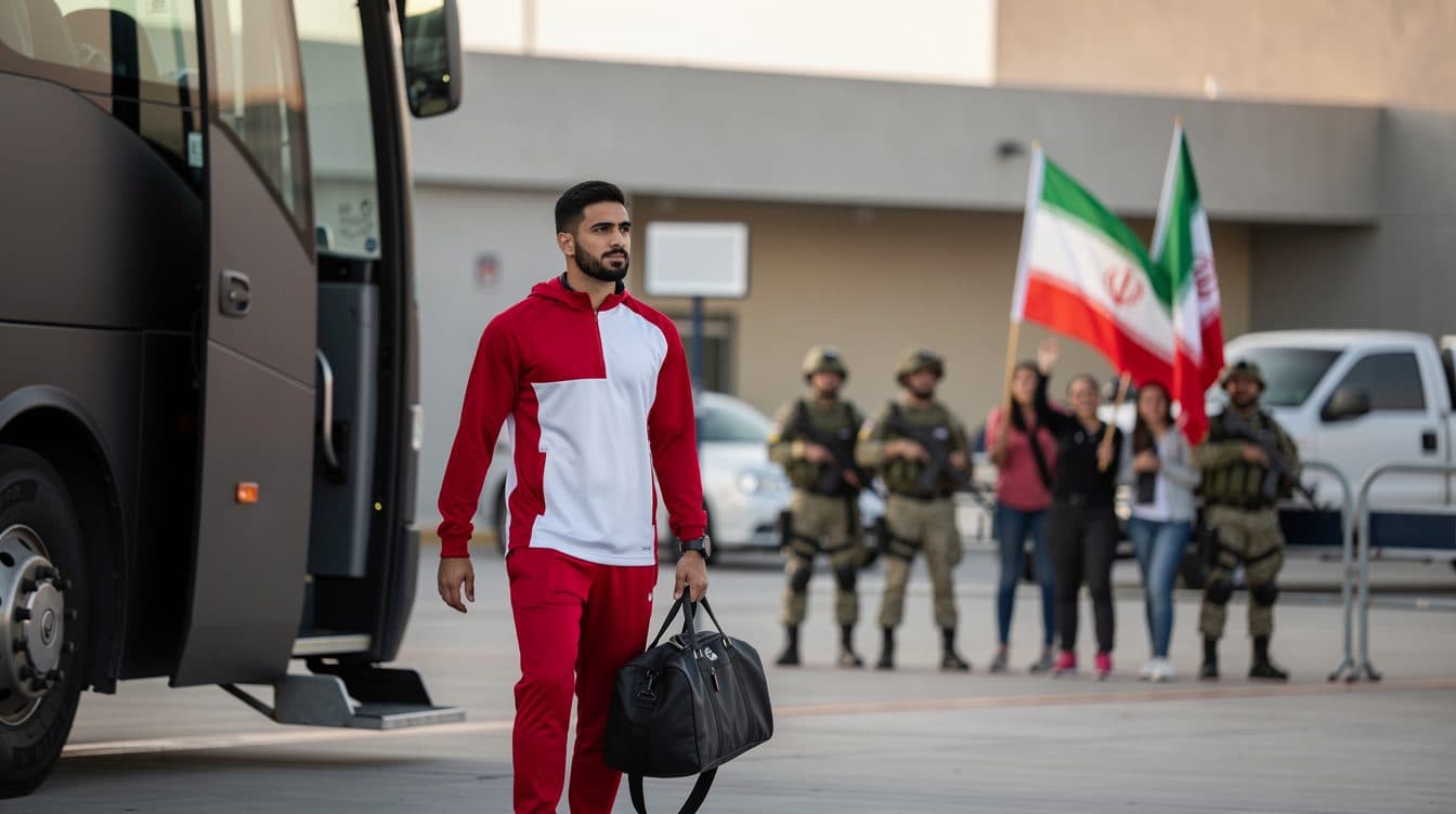 Les footballeurs iraniens arrivés au Mexique : un différend sur les visas et la guerre imposent un dispositif de Mondial complexe