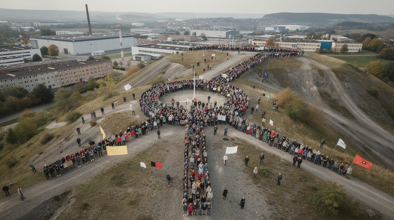 Des milliers de personnes manifestent à Hamm contre de nouvelles centrales à gaz et exigent une véritable transition énergétique