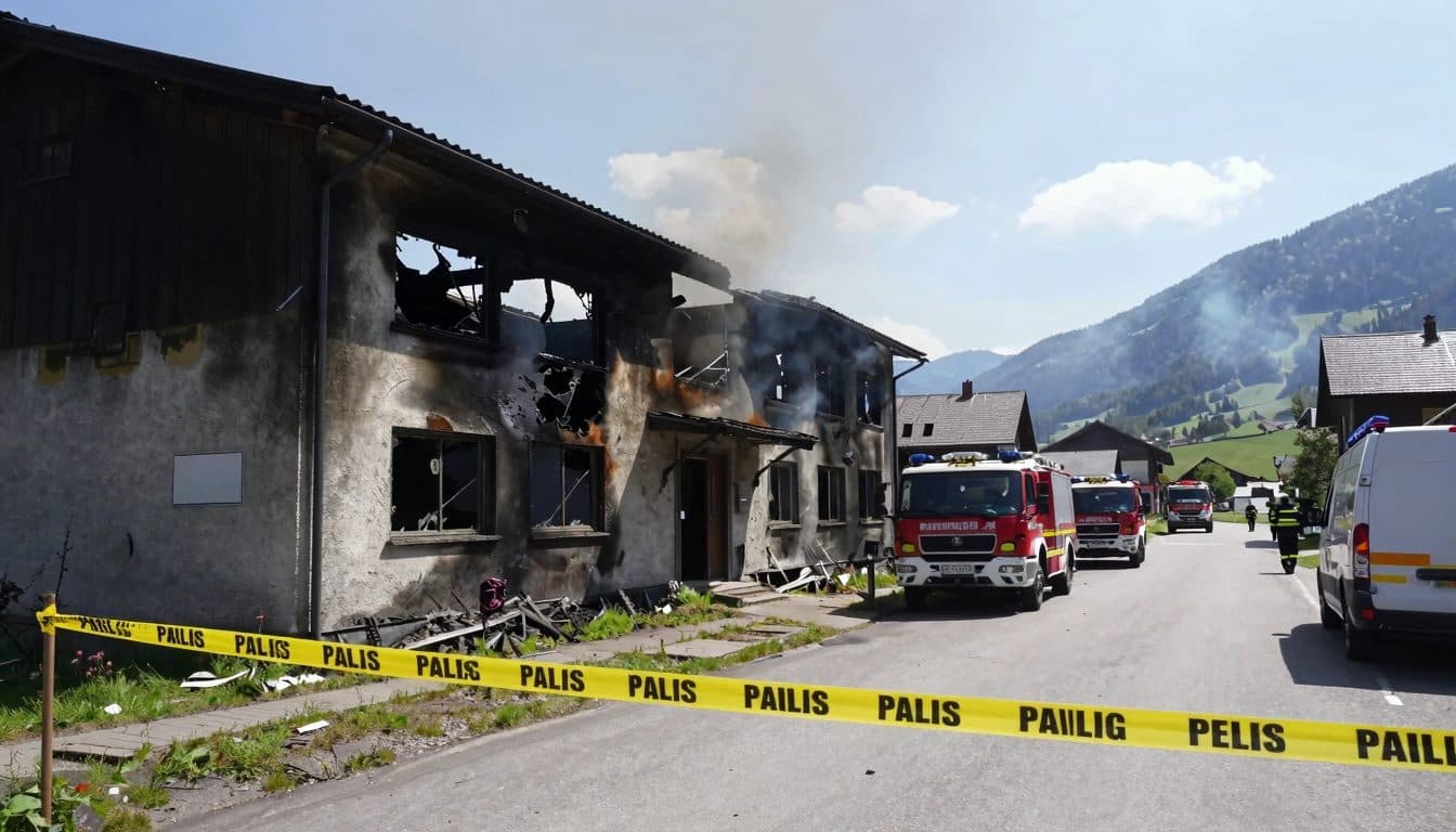 Intervention majeure à Winzendorf : explosions sur le site d'un fabricant de produits pyrotechniques