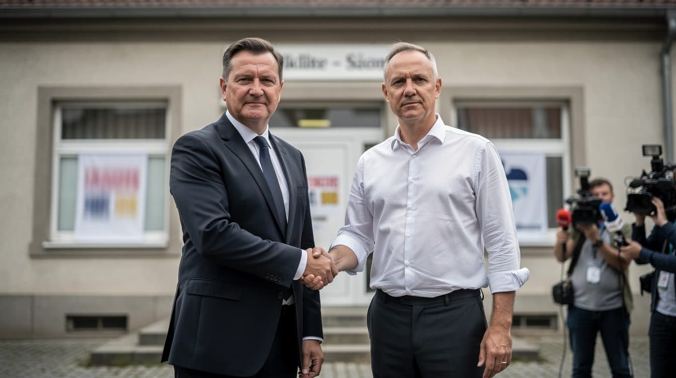 Élection municipale serrée à Aue-Bad Schlema : le candidat de la CDU l'emporté de justesse face à l'extrême droite