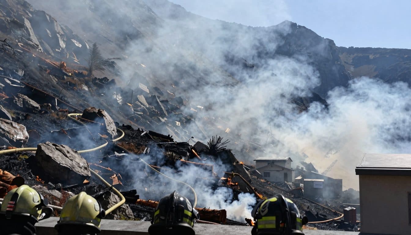 Pompier de 22 ans décède lors d'une opération de lutte contre un incendie en Savoie
