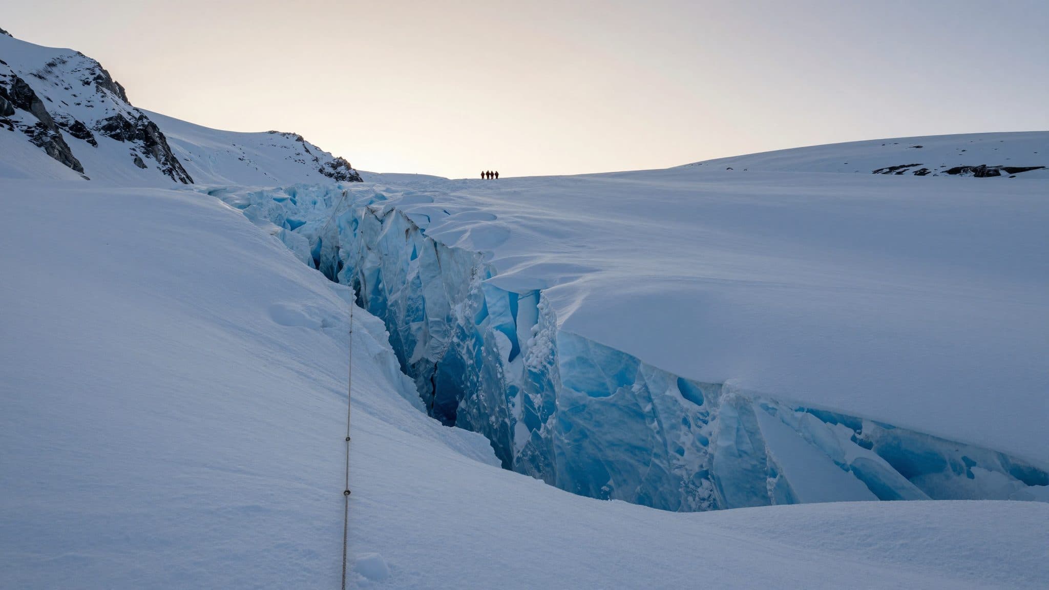 Deux alpinistes tombent dans une crevasse glaciaire sur le Hoher Dachstein