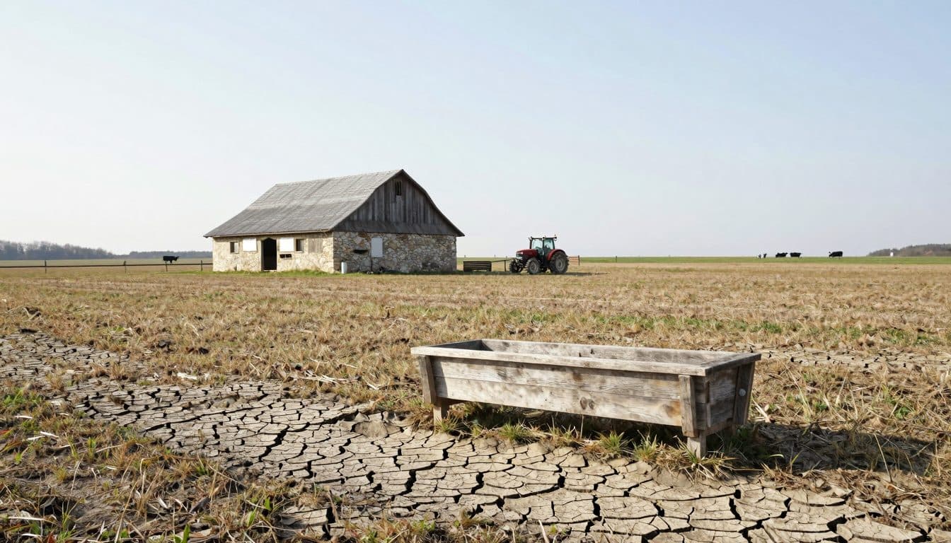 Une sécheresse record en Haute-Autriche contraint les agriculteurs à vendre leur bétail