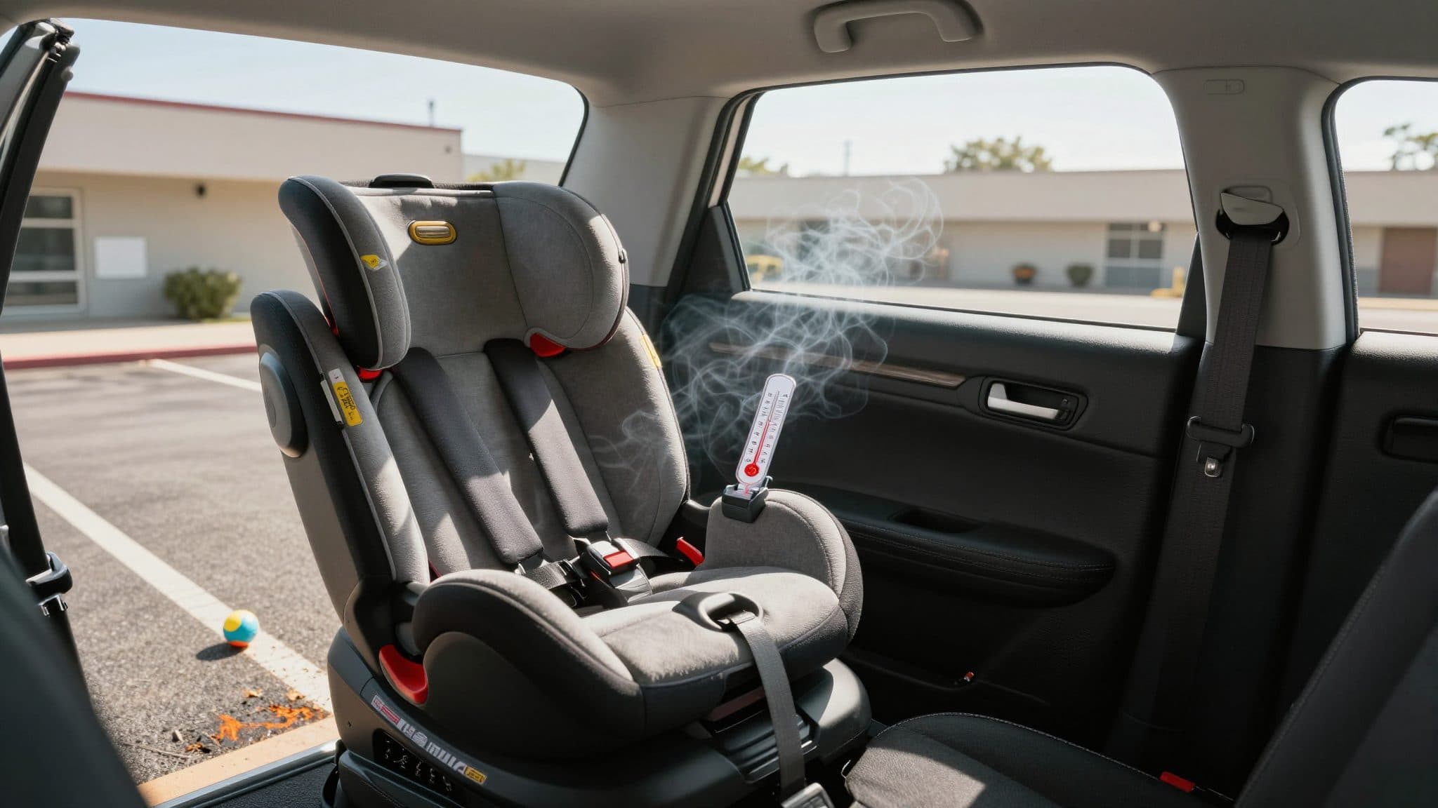 Enfants en voiture : les systèmes d'alerte ne sont qu'un complément, pas un substitut à la surveillance