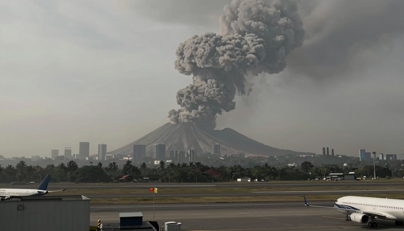 L'éruption de l'Anak Krakatau provoque l'annulation de centaines de vols à Jakarta