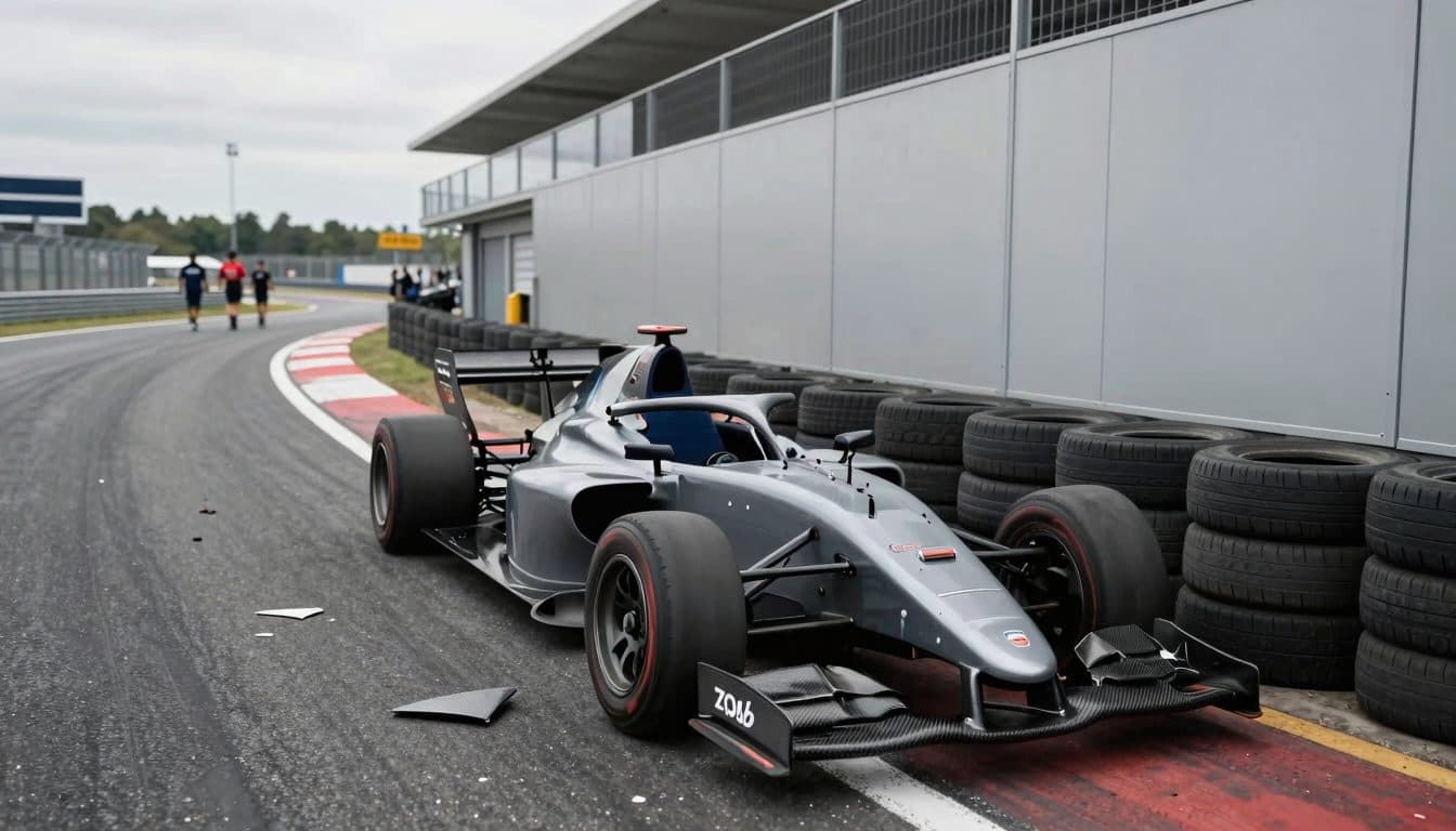 Verstappen sort violemment contre le mur à Zandvoort lors du dernier Grand Prix des Pays-Bas
