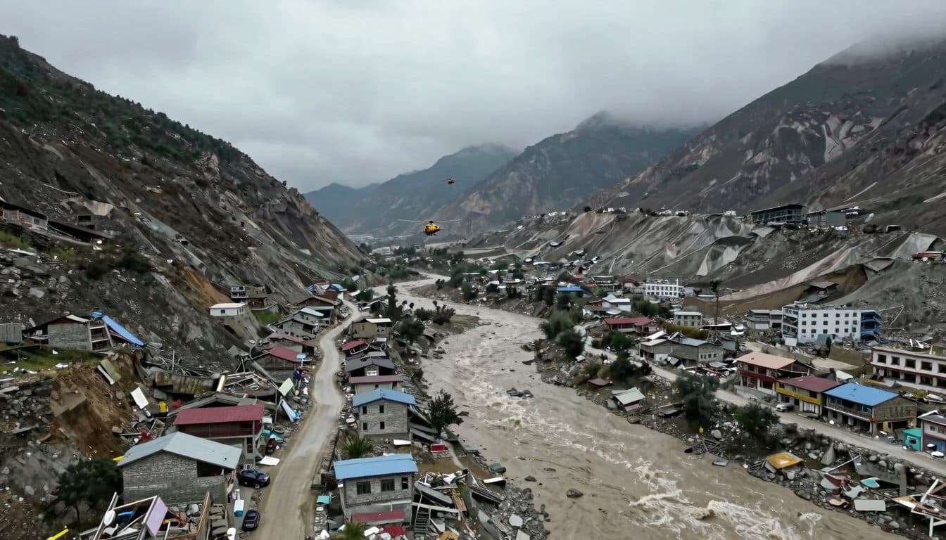 Près de 1.400 morts après une crue éclair dans l'Himalaya – les opérations de secours se poursuivent