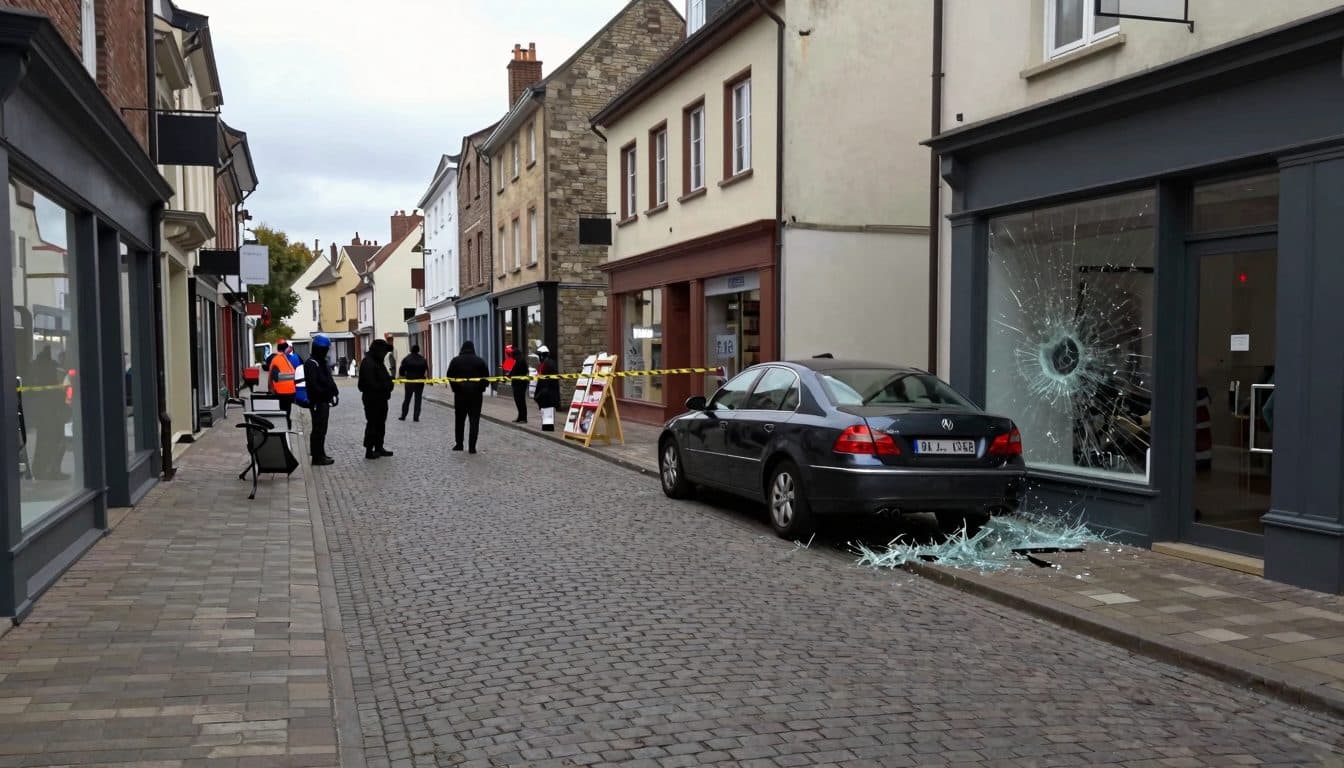 Une voiture fonce dans une zone piétonne à Hofgeismar – plusieurs personnes blessées