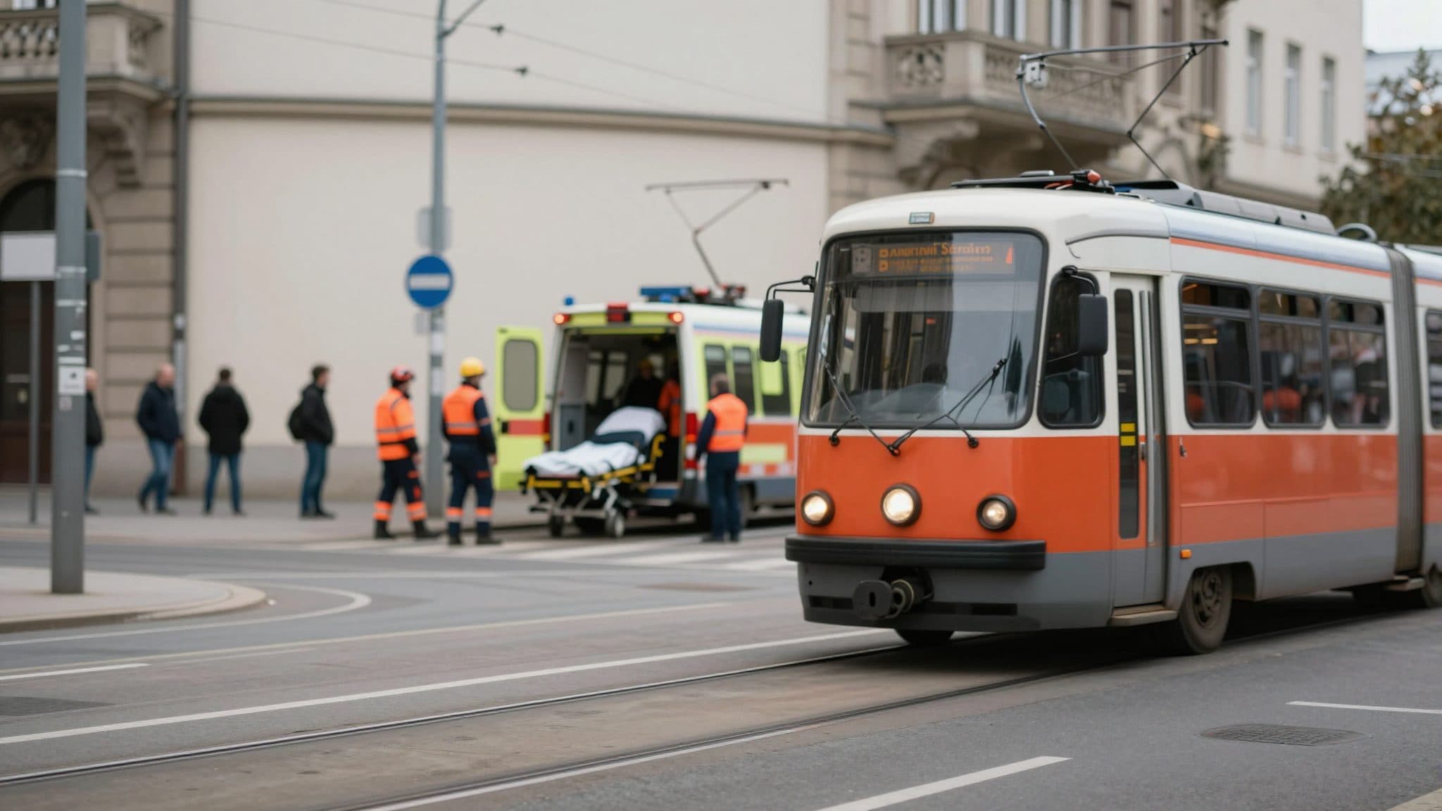 Cycliste de vélo électrique grièvement blessé à Vienne-Hernals : collision avec un tramway