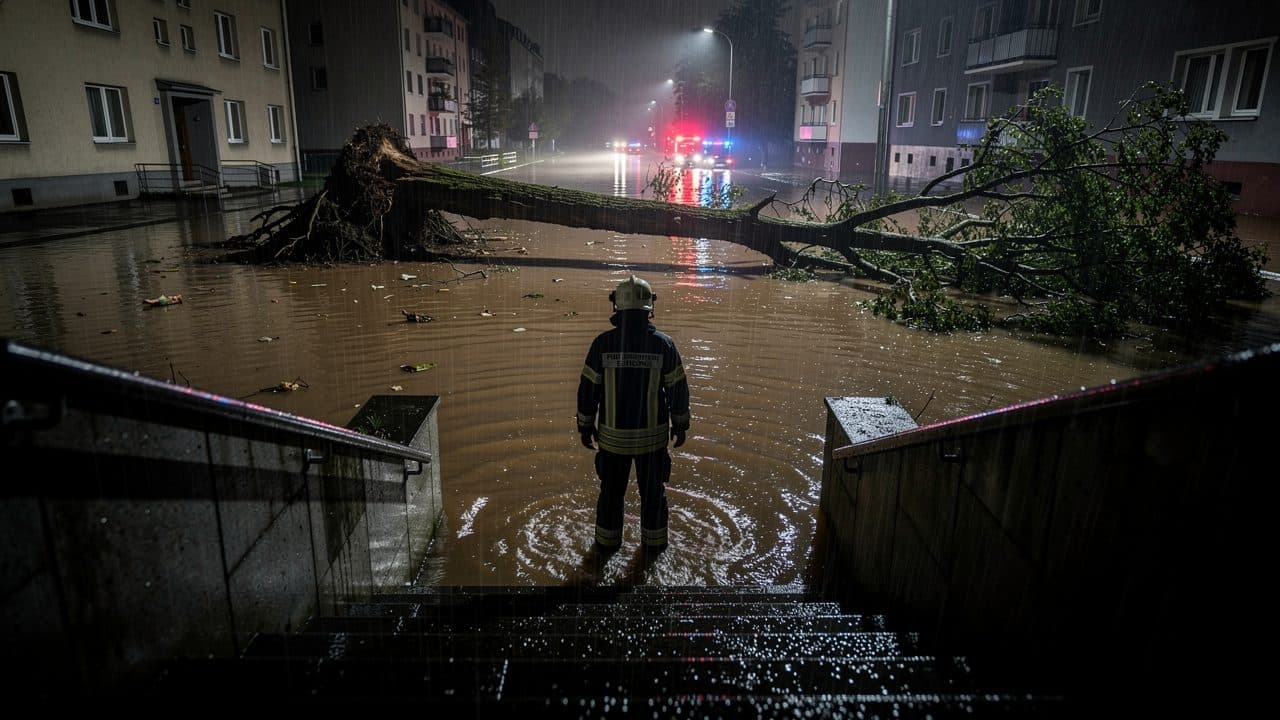 Violent orage sur Berlin : environ 160 interventions des pompiers et perturbations de grande ampleur