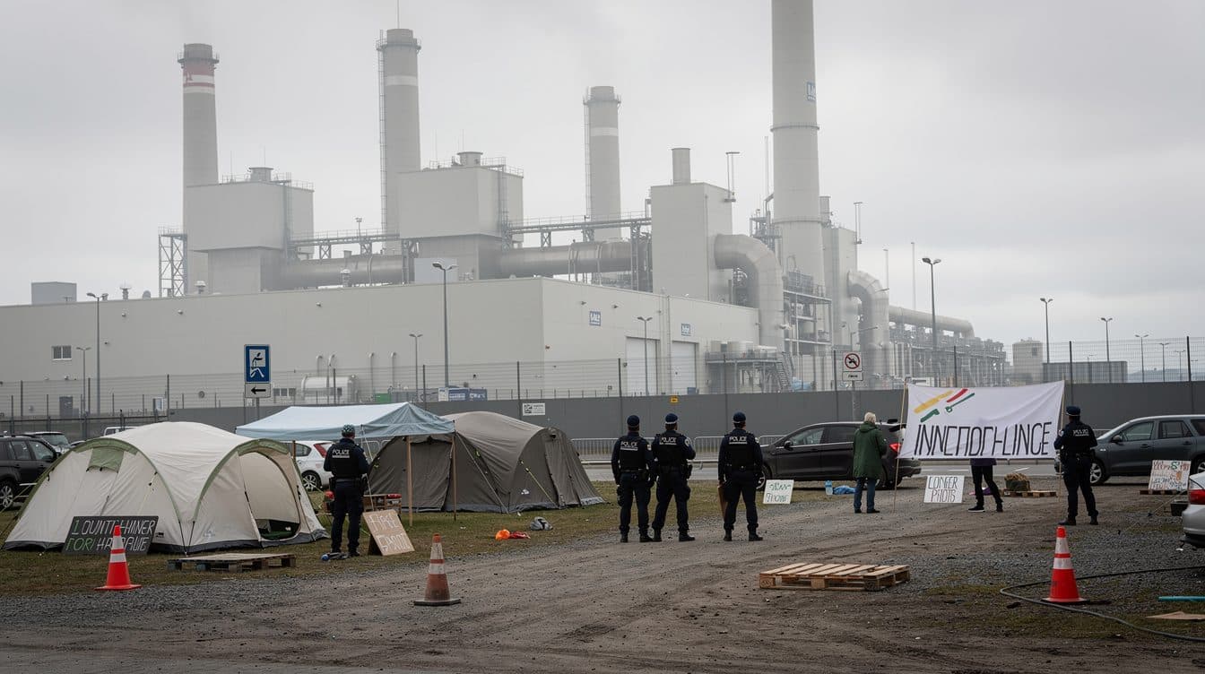 Manifestation pour le climat : le départ devant la centrale à gaz de Werne interdit par la justice