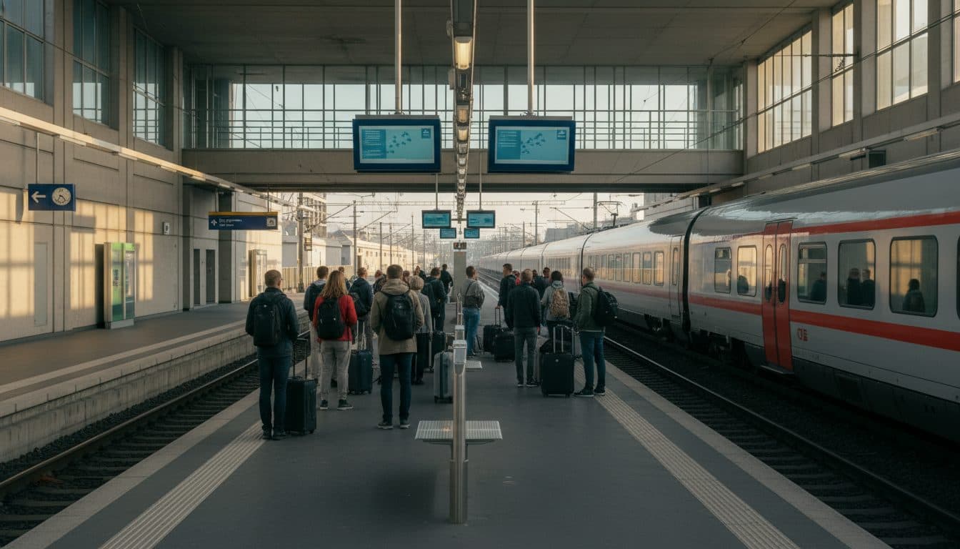 Un train surchargé de l'ÖBB évacué par la police à Vienne