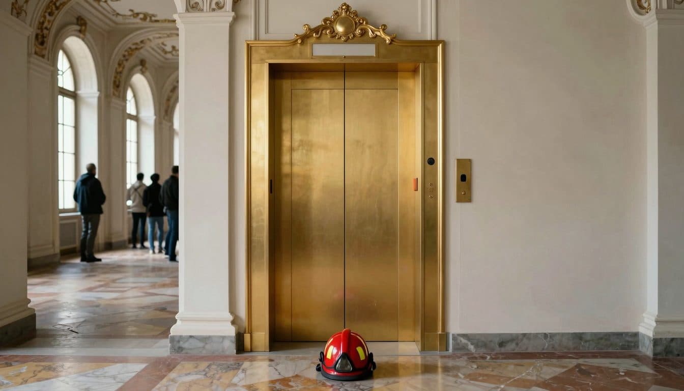 Les pompiers libèrent une mariée coincée dans un ascenseur en panne au château de Nymphenburg