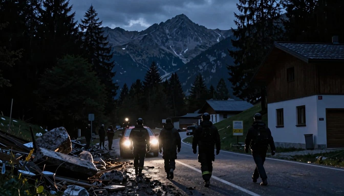 Glissement de terrain à Schladming : 30 personnes secourues dans l'Untertal