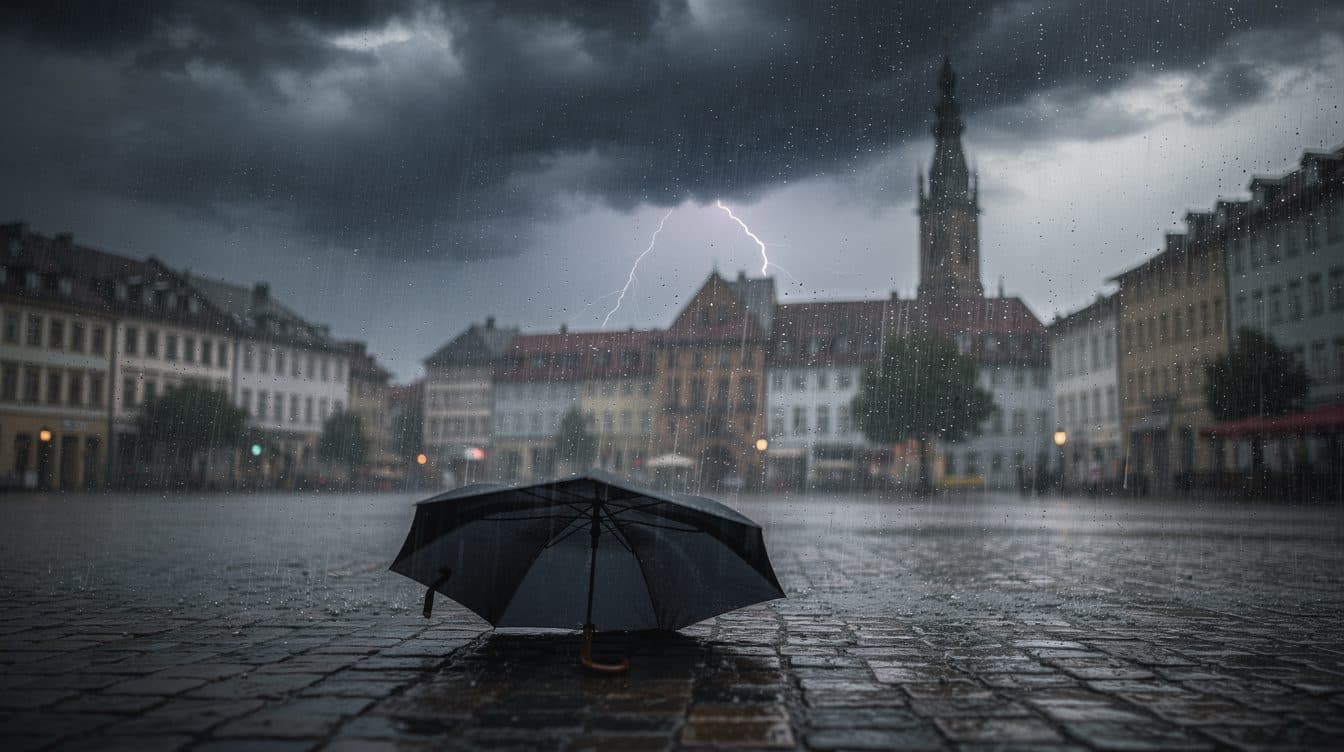 Nuages, pluie et orages caractérisent le temps en milieu de semaine
