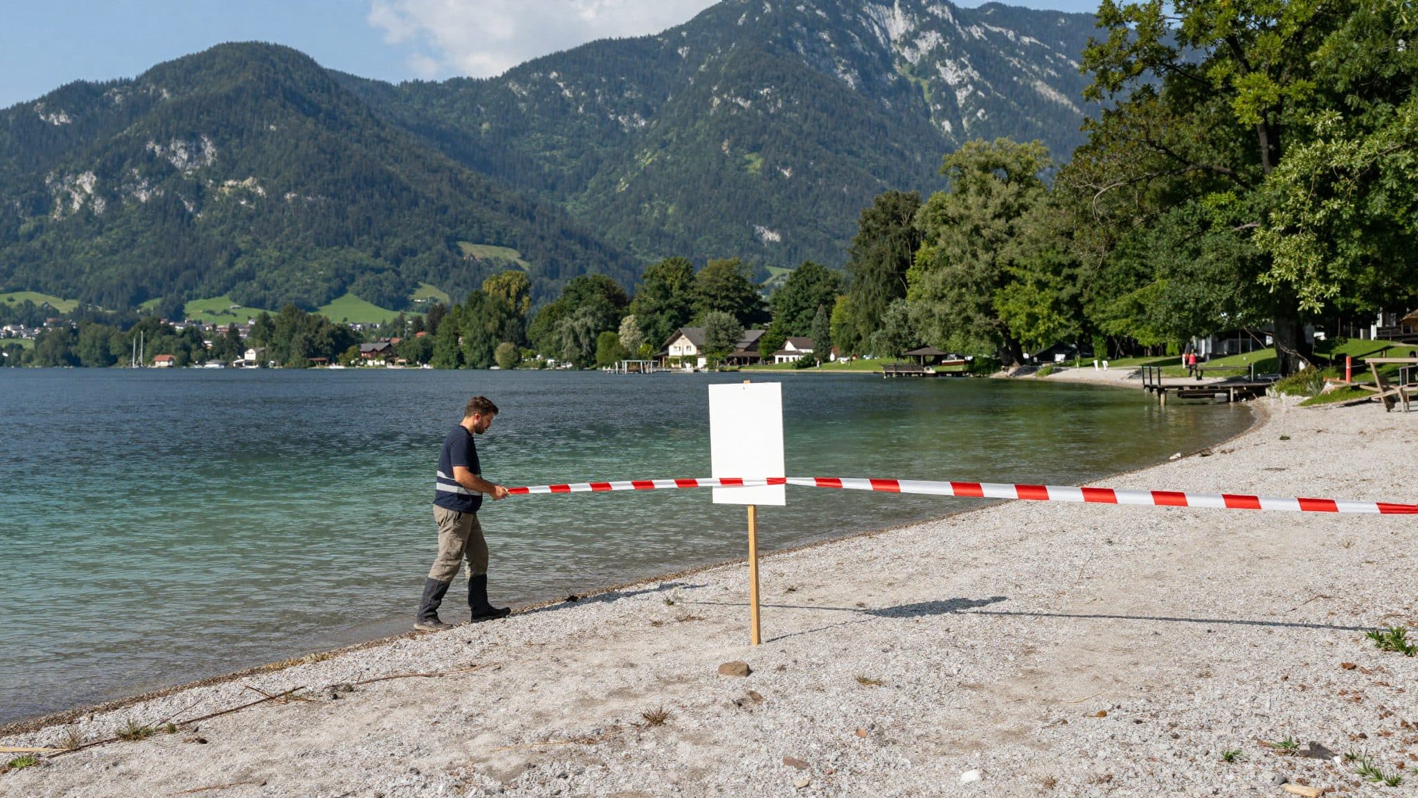 Levée de l'interdiction d'accès au Nussensee à Bad Ischl – Le service de déminage donne le feu vert
