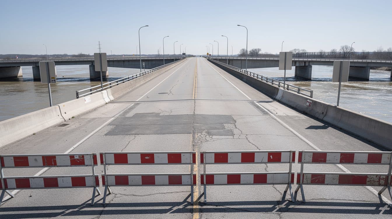 Pont Nord de Bonn entièrement fermé en raison de graves problèmes structurels