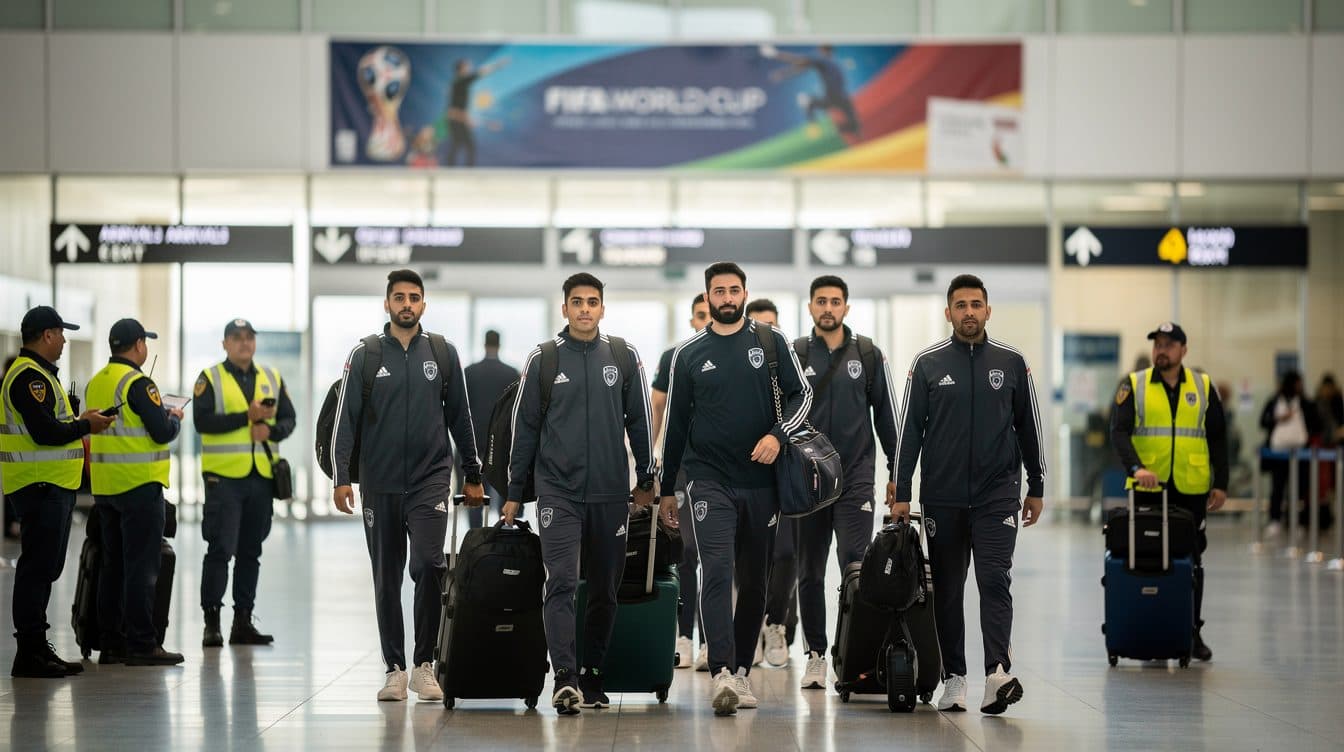 L'équipe nationale iranienne a atterri au Mexique – un voyage éprouvant vers la Coupe du monde de football