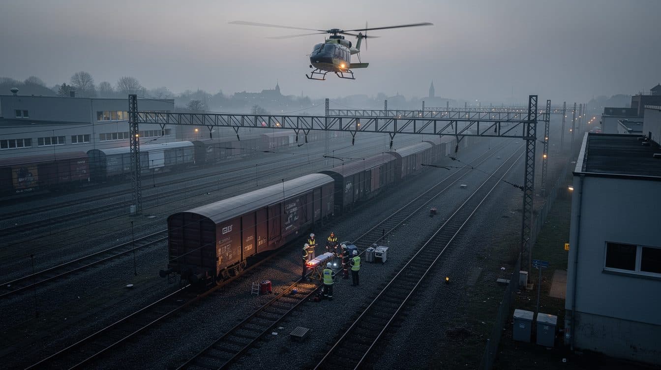 Adolescent de 15 ans gravement brûlé après un choc électrique dans une gare de marchandises à Kehl