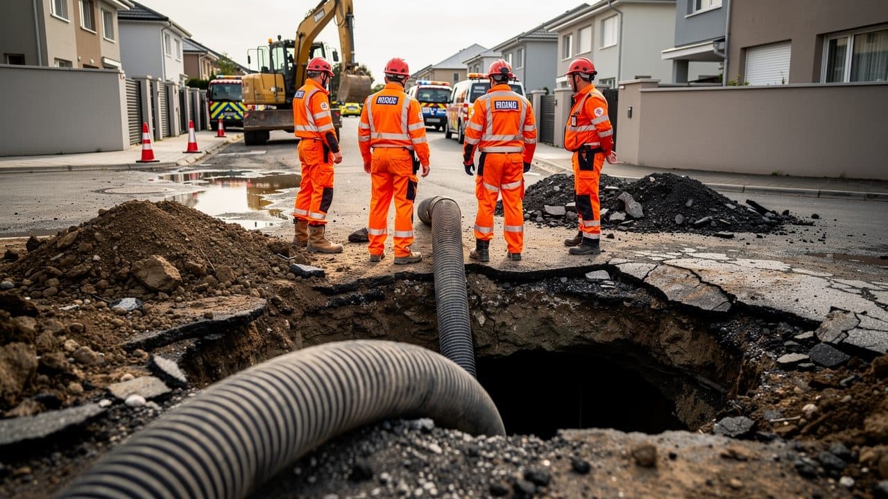 Opération de sauvetage hors norme à Dresde : la chienne Mara coincée des heures dans une canalisation souterraine