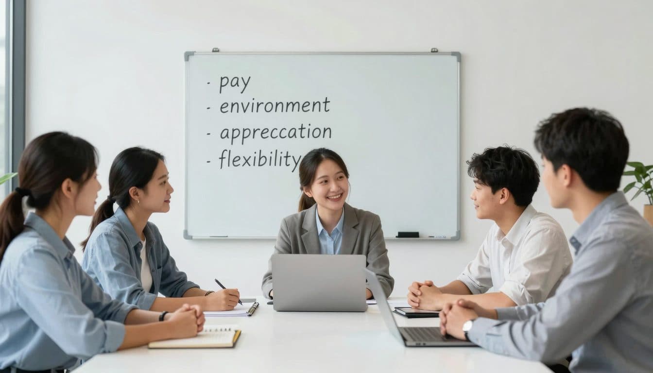 Étude emploi 1LIVE : une rémunération équitable, la flexibilité et la reconnaissance figurent en tête des priorités des jeunes actifs
